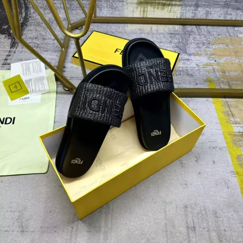 Replica Fendi Slippers For Men #1331737 $76.00 USD for Wholesale
