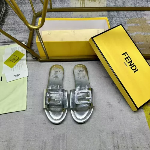 Replica Fendi Slippers For Women #1331738 $80.00 USD for Wholesale