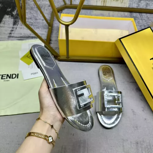 Replica Fendi Slippers For Women #1331738 $80.00 USD for Wholesale