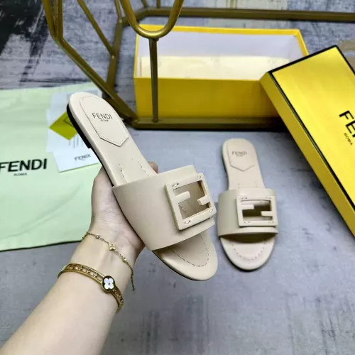 Replica Fendi Slippers For Women #1331740 $80.00 USD for Wholesale