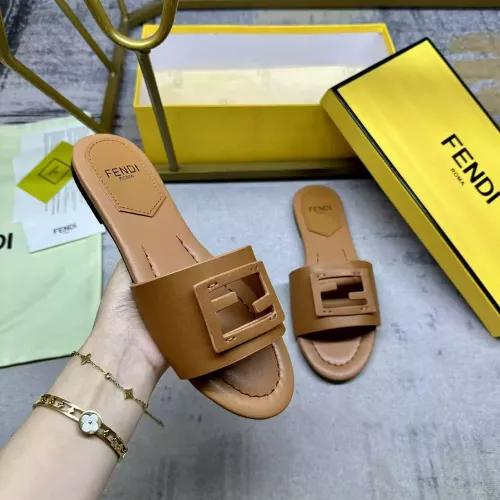 Replica Fendi Slippers For Women #1331741 $80.00 USD for Wholesale
