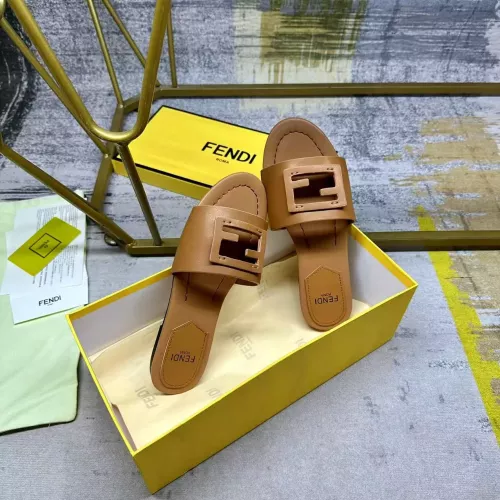 Replica Fendi Slippers For Women #1331741 $80.00 USD for Wholesale