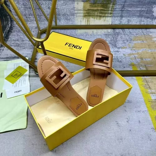 Replica Fendi Slippers For Women #1331741 $80.00 USD for Wholesale