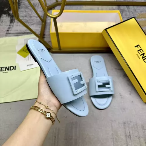 Replica Fendi Slippers For Women #1331742 $80.00 USD for Wholesale