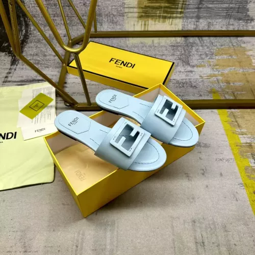 Replica Fendi Slippers For Women #1331742 $80.00 USD for Wholesale
