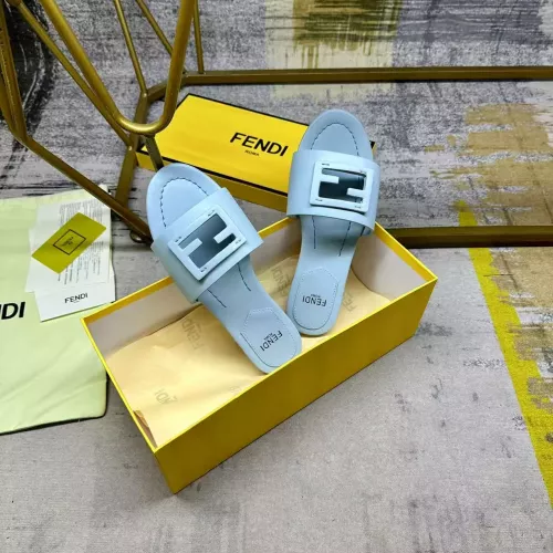 Replica Fendi Slippers For Women #1331742 $80.00 USD for Wholesale