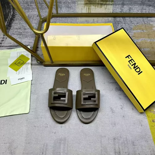 Replica Fendi Slippers For Women #1331743 $80.00 USD for Wholesale