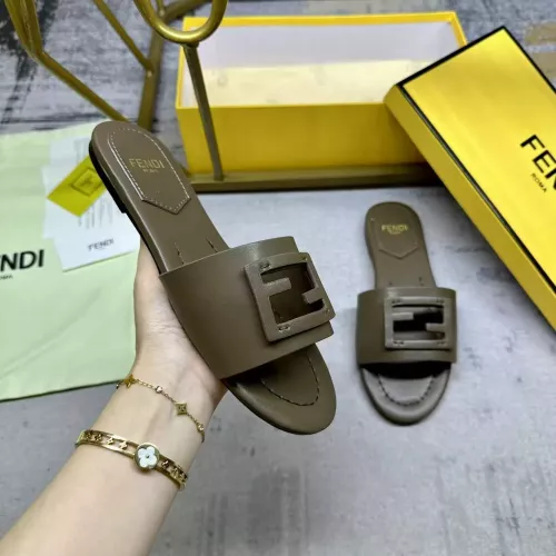 Replica Fendi Slippers For Women #1331743 $80.00 USD for Wholesale