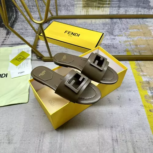 Replica Fendi Slippers For Women #1331743 $80.00 USD for Wholesale