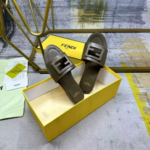 Replica Fendi Slippers For Women #1331743 $80.00 USD for Wholesale