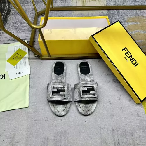 Replica Fendi Slippers For Women #1331750 $80.00 USD for Wholesale