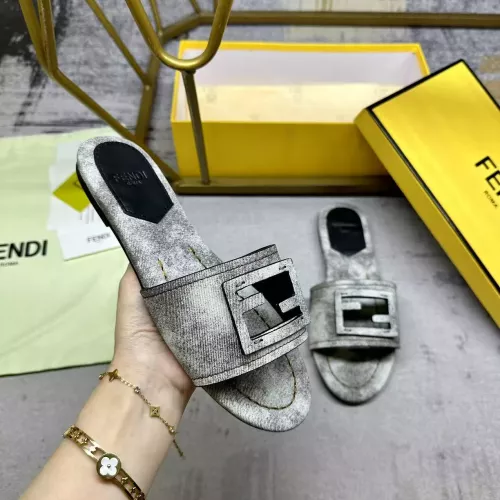 Replica Fendi Slippers For Women #1331750 $80.00 USD for Wholesale