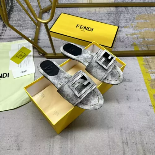 Replica Fendi Slippers For Women #1331750 $80.00 USD for Wholesale