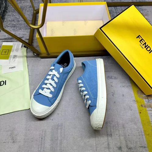 Replica Fendi Casual Shoes For Men #1331758 $92.00 USD for Wholesale