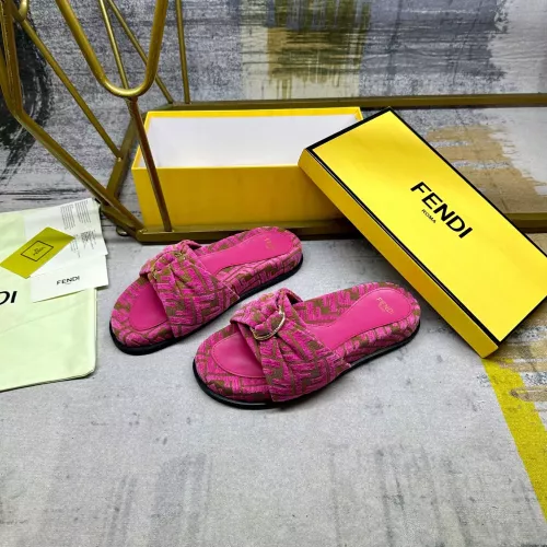 Replica Fendi Slippers For Women #1331770 $82.00 USD for Wholesale