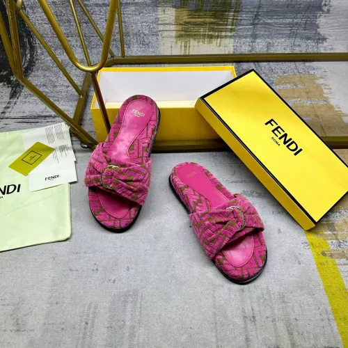 Replica Fendi Slippers For Women #1331770 $82.00 USD for Wholesale