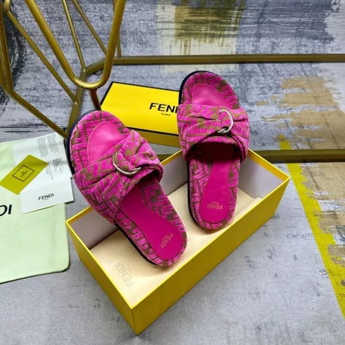 Replica Fendi Slippers For Women #1331770 $82.00 USD for Wholesale