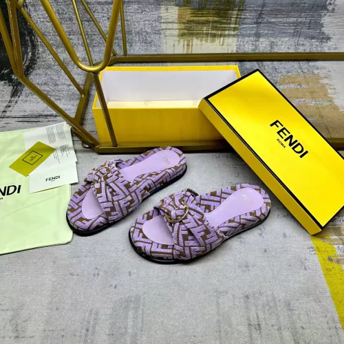 Replica Fendi Slippers For Women #1331771 $82.00 USD for Wholesale