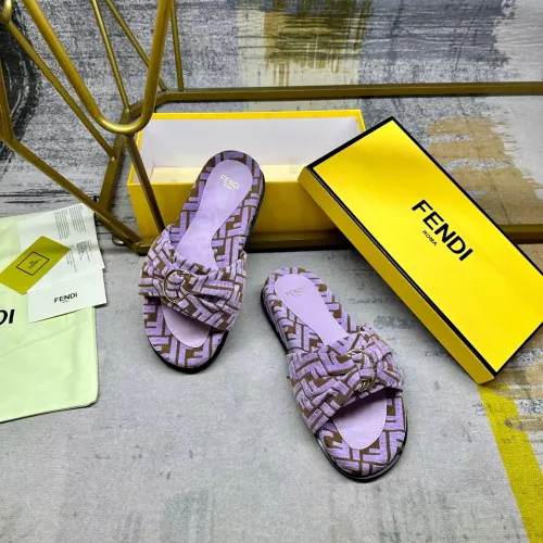 Replica Fendi Slippers For Women #1331771 $82.00 USD for Wholesale