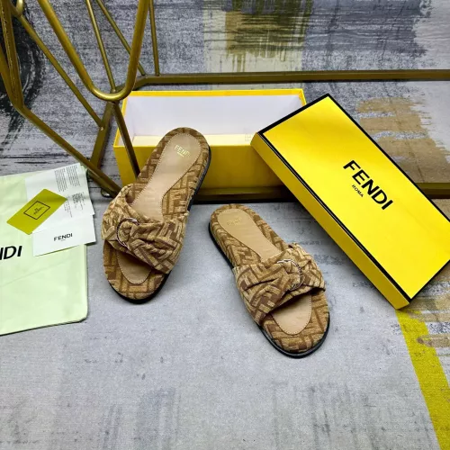 Replica Fendi Slippers For Women #1331772 $82.00 USD for Wholesale