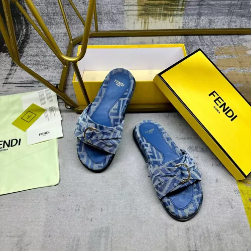 Replica Fendi Slippers For Women #1331774 $82.00 USD for Wholesale