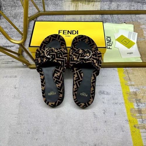 Replica Fendi Slippers For Women #1331775 $82.00 USD for Wholesale