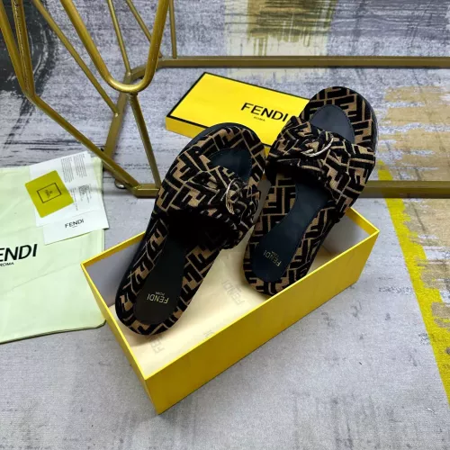 Replica Fendi Slippers For Women #1331775 $82.00 USD for Wholesale