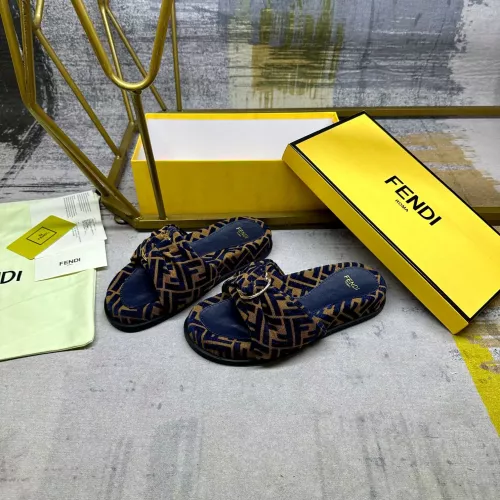 Replica Fendi Slippers For Women #1331777 $82.00 USD for Wholesale