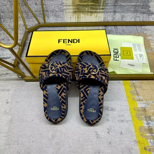 Replica Fendi Slippers For Women #1331777 $82.00 USD for Wholesale