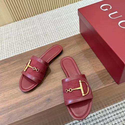 Replica Gucci Slippers For Women #1331837 $92.00 USD for Wholesale