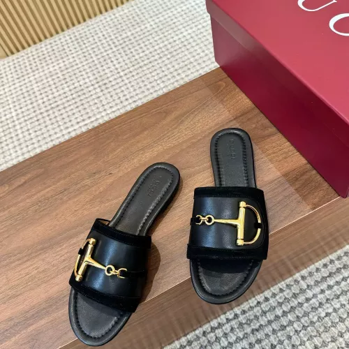 Replica Gucci Slippers For Women #1331843 $92.00 USD for Wholesale