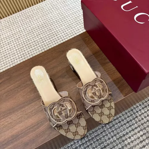 Replica Gucci Slippers For Women #1331873 $88.00 USD for Wholesale