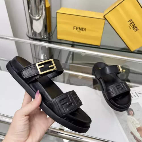 Replica Fendi Slippers For Women #1331944 $96.00 USD for Wholesale