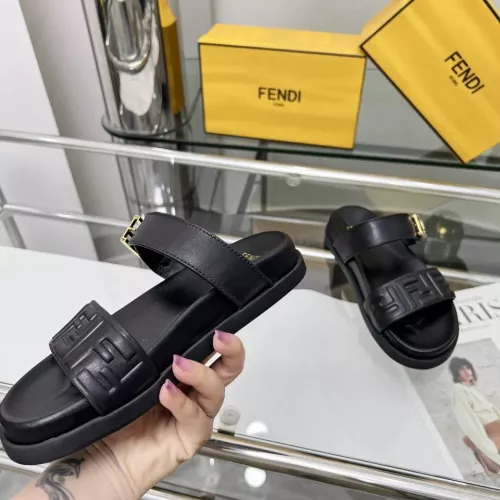 Replica Fendi Slippers For Women #1331944 $96.00 USD for Wholesale