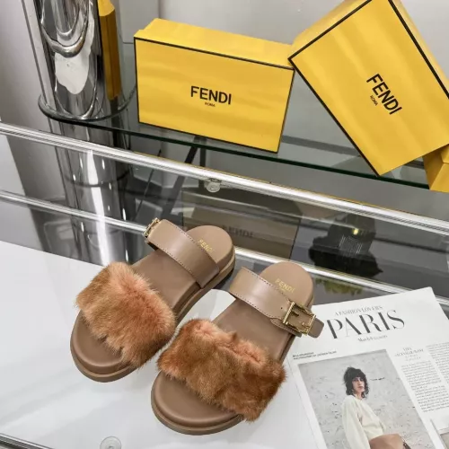 Replica Fendi Slippers For Women #1331946 $102.00 USD for Wholesale