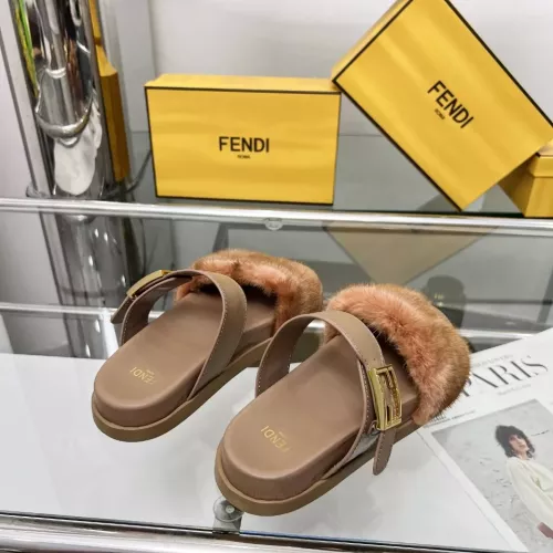 Replica Fendi Slippers For Women #1331946 $102.00 USD for Wholesale