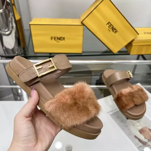 Replica Fendi Slippers For Women #1331946 $102.00 USD for Wholesale