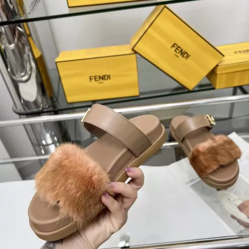 Replica Fendi Slippers For Women #1331946 $102.00 USD for Wholesale