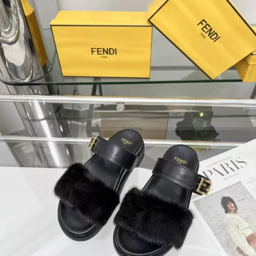 Replica Fendi Slippers For Women #1331947 $102.00 USD for Wholesale