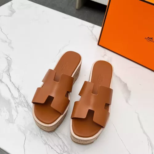 Replica Hermes Slippers For Women #1331961 $88.00 USD for Wholesale
