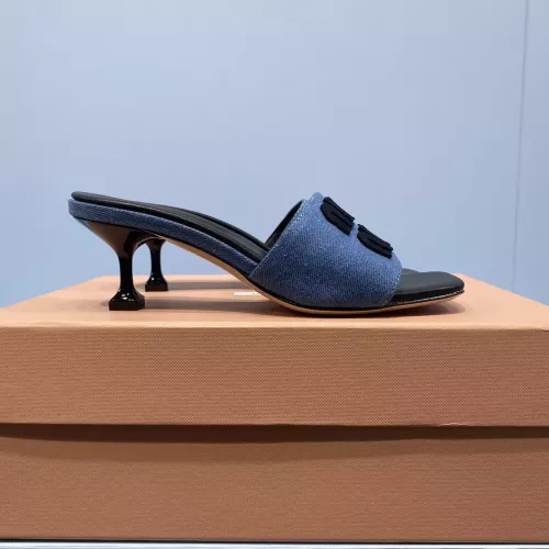Replica MIU MIU Slippers For Women #1331975 $85.00 USD for Wholesale