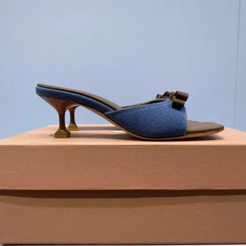Replica MIU MIU Slippers For Women #1331980 $85.00 USD for Wholesale