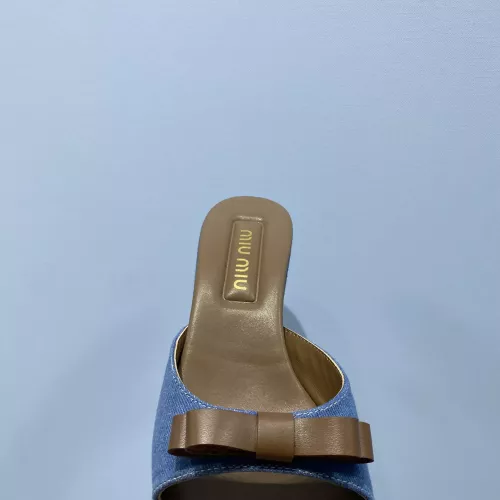 Replica MIU MIU Slippers For Women #1331980 $85.00 USD for Wholesale