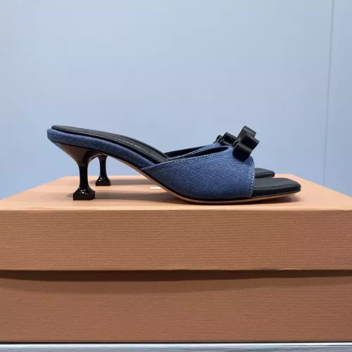 Replica MIU MIU Slippers For Women #1331981 $85.00 USD for Wholesale