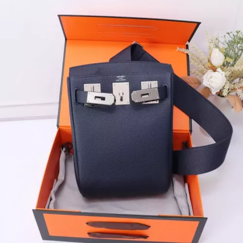 Replica Hermes AAA Quality Messenger Bags In Navy For Unisex #1332194 $222.00 USD for Wholesale