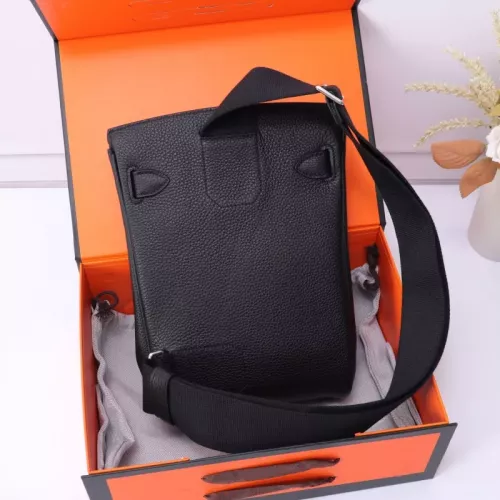 Replica Hermes AAA Quality Messenger Bags In Black For Unisex #1332198 $222.00 USD for Wholesale