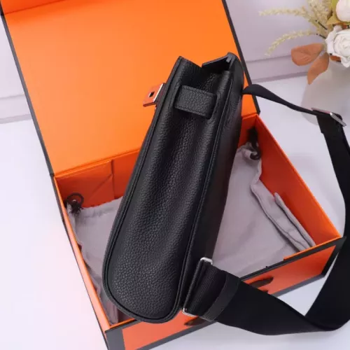 Replica Hermes AAA Quality Messenger Bags In Black For Unisex #1332198 $222.00 USD for Wholesale
