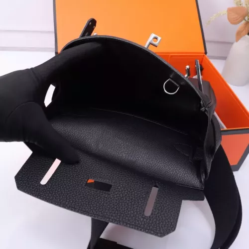 Replica Hermes AAA Quality Messenger Bags In Black For Unisex #1332198 $222.00 USD for Wholesale