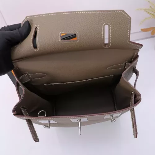 Replica Hermes AAA Quality Messenger Bags In Coffee For Unisex #1332203 $251.24 USD for Wholesale