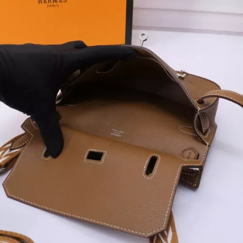 Replica Hermes AAA Quality Messenger Bags In Brown For Unisex #1332210 $158.00 USD for Wholesale